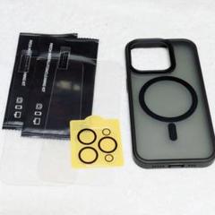 匿名配送✨ iPhone15Pro用ケース マグセーフ対応 保護フィルム