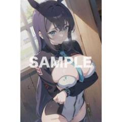 【高画質】AI美女 美少女 水着 アニメ A4ポスター