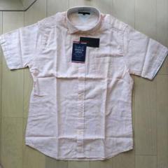 m.f.editorialフレンチリネン 半袖シャツ オレンジ 新品未使用 M