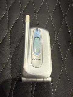 展示用 モックJ-PHONE 折りたたみ式携帯電話 シルバー