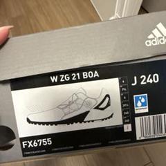 adidas W ZG 21 BOA ゴルフシューズ J 240 妥協ZEROのZG21から追加モデル フィット感を大幅に向上させた