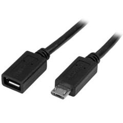 StarTech.com USB Micro-B 延長ケーブル 0.5m