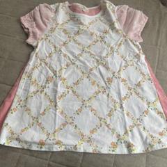 KUMIKYOKU 花柄 半袖シャツ 160