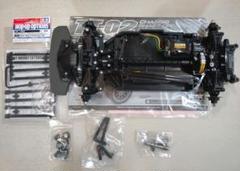 タミヤ TT02 XBの組み立て済みシャーシ 未走行+中古タイヤ