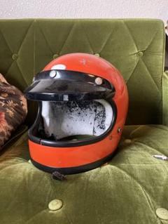 BELL STAR 120 ビンテージ 当時物 昭和レトロオブジェ 70's BELL ベル ビンテージ ヘルメット STAR120 オレンジ 7 1/4