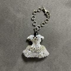 ビーズドレス型チャーム⭐︎ハンドメイド