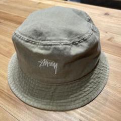 Stussy バケットハット オリーブ カーキ - メルカリ