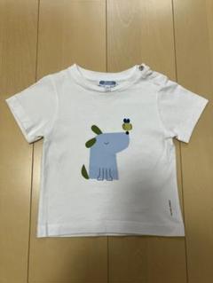 ジャカディ　JACADI 　白Ｔシャツ　 36M 96cm