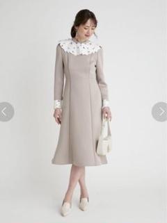 CELFORD × HANAE MORI 蝶ネクタイ付きプリーツワンピース HANAE MORI×CELFORD 蝶ネクタイ付きプリーツワンピース - メルカリ