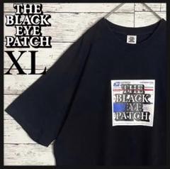 【即完売注意】ブラックアイパッチ tシャツ ビッグロゴ 希少 XLサイズ 人気
