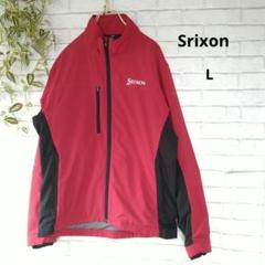 【Srixon スリクソン】メンズジャケット　 レッド L フルジップ　ゴルフ