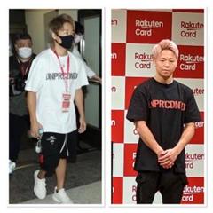 武尊 UPD'T UNPR'CDNTD ひび割れTシャツ 白黒 マスクセット