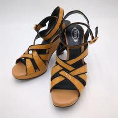 【美品】Tod's トッズ　エナメル　ネックストラップサンダル　サンダル