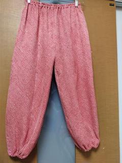 着物もんぺパンツ【春】リメイクハンドメイド ぷっくりパンツ