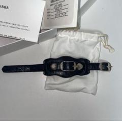 Balenciaga 00s Y2K archive ジャイアント　ブレスレット Balenciaga 00s Y2K archive ジャイアントブレス M 黒 - メルカリ