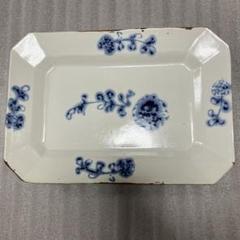伊藤聡信　青い花柄の陶器ボウル 伊藤聡信 青と黄色の花模様の陶器ボウル お椀・ボウル・鉢