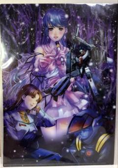 美樹本晴彦　クリアファイル　マクロス　ハサウェイ　イラスト 美樹本晴彦 クリアファイル マクロス ハサウェイ イラスト