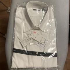 UNIQLO ファインブロードシャツ ホワイト Lサイズ　綿100%
