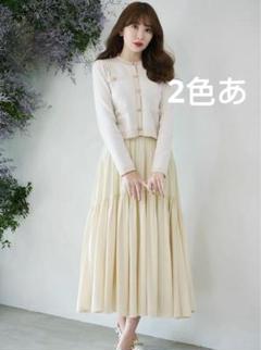 スカート Herlipto High-Waist Tiered Long Skirt High-Waist Tiered Long Skirt
