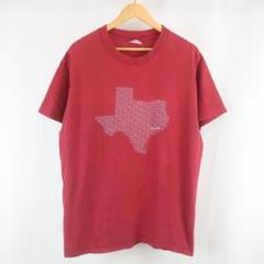 90s USA製 TEXAS HOUSTON オーバーサイズ Tシャツ XL 赤