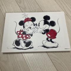 WorldDisney ミッキー＆ミニー 壁掛け ファブリックパネル