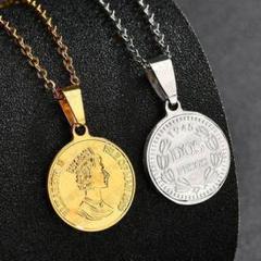 g66☆ヒット商品 2個セット&マリア 硬貨 ネックレス『ペアネックレス』202