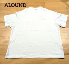 Alound OVERSIZED TEE ホワイト/ネイビー　L