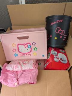 Hello Kitty パジャマ 収納ボックス 着ぐるみ ゴミ箱 温泉卵