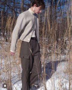 LOEFF Flannel military pants