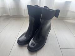 トッカ レインブーツ　リボン付 ブラック　ショート丈 NUANCE RIBBON RAIN BOOTS レインブーツ / TOCCA | ファッション