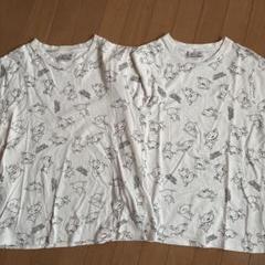 クレヨンしんちゃん　シロ　ペアTシャツ
