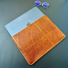 最終値下げ！MacBook13インチ 手縫いケース 姫路レザー×イタリアンレザー