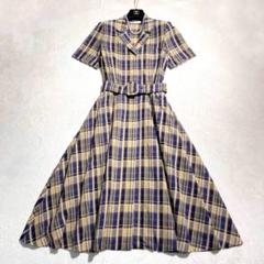 美品】バーバリーロンドン スカートセットアップ ネイビー ノバ