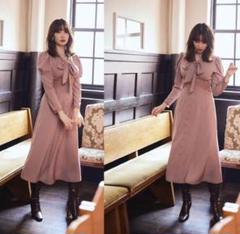 本日限定値下Mademoiselle Bow-Tie Lace Dress