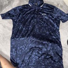 OAKLEY ネイビー ポロシャツ L