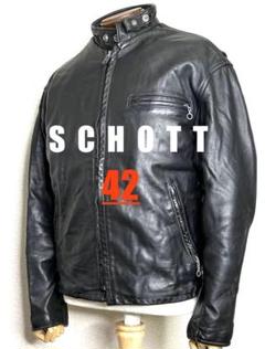 美品⑦schott【42】641 米国製◇牛革ジャン ハーレーgpzショベル 美品⑦schott【42】641 米国製◇牛革ジャン ハーレーgpzショベル