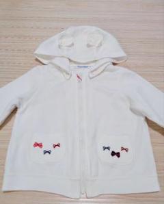 ☆美品☆ familiar くま耳 パーカー 女の子 80 - メルカリ
