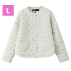 2025年最新】zara ハートキルティングジャケット lの人気