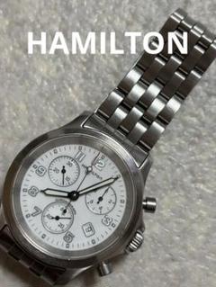 HAMILTON 3832 電池式 黒文字盤 クロノグラフ ジャンク品 楽天市場】箱・保付【HAMILTON】ハミルトン クロノグラフ 3832