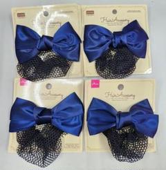 DAISO ネイビー 紺 リボンバレッタ 4個 新品 - メルカリ