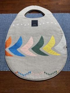 ミナペルホネン 直営店 限定 hoshi hana bird 刺繍 スカート