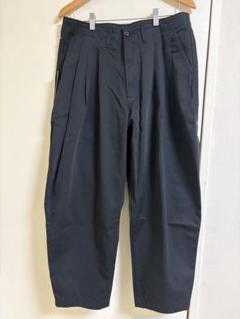 Ｇバッハ✨ポータークラシック　ワンタックチノパンツ　ブラック Gバッハ様専用✨ポータークラシック ワンタックチノパンツ
