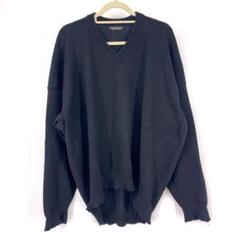 【BALENCIAGA】オーバーサイズウール混セーター BALENCIAGA バレンシアガ 22SSオーバーサイズコットンVネック