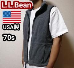 70s USA製 LL BEEN エルエルビーン フリースベスト ジャケット
