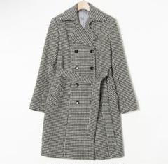 美品 価格13万円程●Harris Tweedコート レディース9号 M相当 美品 価格13万円程○Harris Tweedコート レディース9号 M相当