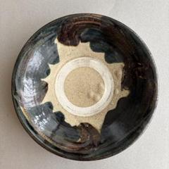 やちむん　北窯　沖縄　大皿　宮城　新品　陶器　登り窯　呉須　波　柄　青　レア やちむん 北窯 沖縄 大皿 宮城 新品 陶器 登り窯 呉須 波 柄 青