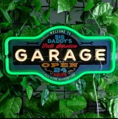 大サイズ ガレージ LED ネオンサイン garage アメリカン雑貨 看板