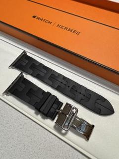 アップルウォッチ エルメス キリム 黒 ブラック 45mm
