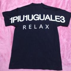 黒 バックプリント Tシャツ 1PIU1UGUALE3 RELAX