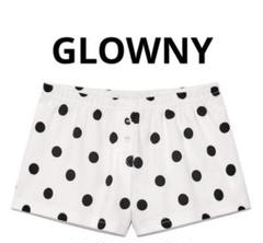 GLOWNY グロウニー　黒 ショートパンツ リブ素材 GLOWNY グロウニー 黒 ショートパンツ リブ素材 - メルカリ